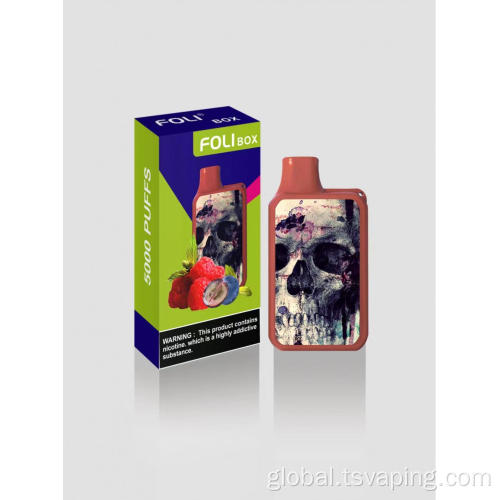 Foli Disposable Vape Wholesale Price 5000 Puffs Vape Foli BOX 12ml Supplier